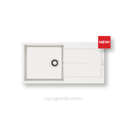 Νεροχύτης ITHAKA PLUS (100×50) 1B 1D - SNOW c-CASA PRACTIKA