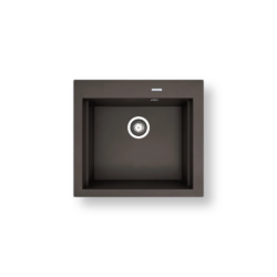 Νεροχύτης SIROS (57×51,5) 1B GRAPHITE CARBON CASA PRACTIKA