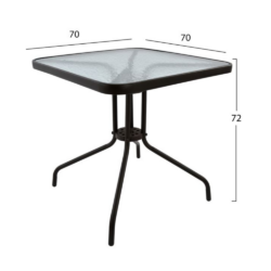 Σετ Τραπεζαρίας Εξωτερικού Χώρου HM5182.02 CASA PRACTIKA 2