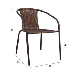 Σετ Τραπεζαρίας Εξωτερικού Χώρου HM5189.01 CASA PRACTIKA 2