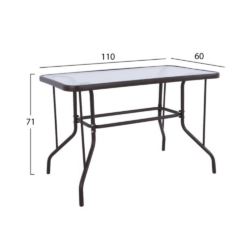 Σετ Τραπεζαρίας Εξωτερικού Χώρου HM5193.02 CASA PRACTIKA 2