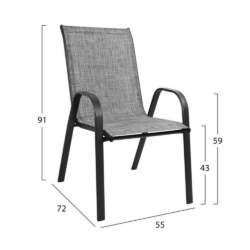 Σετ Τραπεζαρίας Εξωτερικού Χώρου HM5200.01 CASA PRACTIKA 2.
