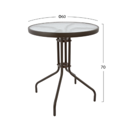 Σετ Τραπεζαρίας Φ60 HM5178.02 CASA PRACTIKA 1