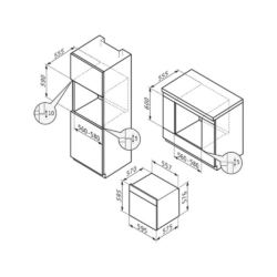 Φούρνος Μαύρος PO78072008SBL CASA PRACTIKA 1