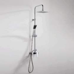 Μπαταρία ντουζ ROMA QUADRO 2-WAYS 53440 CHROME CASA PRACTIKA