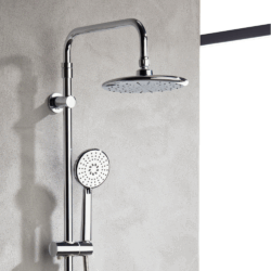 Μπαταρία ντουζ ROMA TONDO 2-WAYS 53430 CHROME CASA PRACTIKA 1