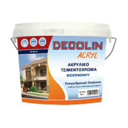 Οικονομικό ακρυλικό χρώμα Decolin Acryl M-121 CASA PRACTIKA