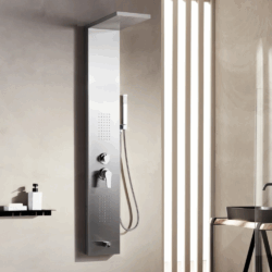 Στήλη ντουζ υδρομασάζ ROMA SHOWER PANEL 53100 M MATT CASA PRACTIKA