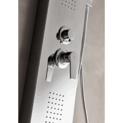 Στήλη ντουζ υδρομασάζ ROMA SHOWER PANEL 53200 C CHROME CASA PRACTIKA 1