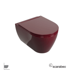 Λεκάνη Κρεμαστή GLAM 50,5cm GLOSSY CHERRY CASA PRACTIKA