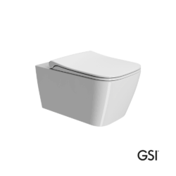 Λεκάνη Κρεμαστή NUBES 9615 55cm WHITE GLOSSY CASA PRACTIKA