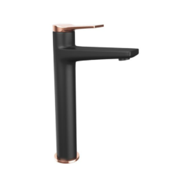 Μπαταρία νιπτήρος ψηλή ANDARE WNW168B73PA-RG NERO-ROSE GOLD CASA PRACTIKA