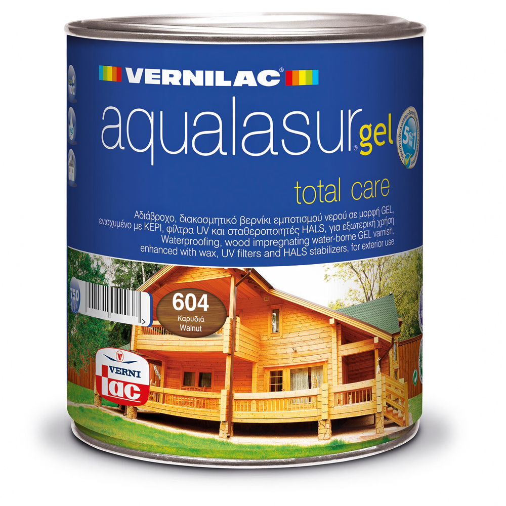 AQUALASUR GEL total care 604 ΚΑΡΥΔΙΑ 750ml CASA PRACTIKA