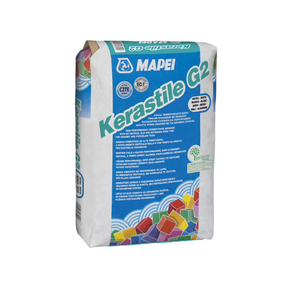 Κόλλα Πλακιδίων Mapei Kerastile G2 Λευκή 25kg CASA PRACTIKA