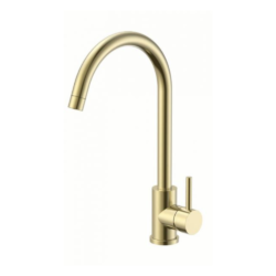 Μπαταρία νεροχύτη GINI 41-1270 BRUSHED GOLD CASA PRACTIKA