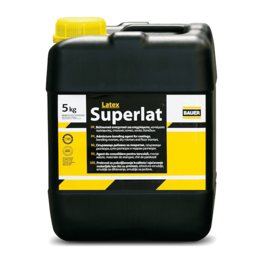 Bauer Superlat Latex Βελτιωτικό Κονιαμάτων 5kg CASA PRACTIKA
