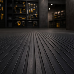 Δάπεδο Καουτσούκ 9002 3mm WIDE ΡΙΓΑ ΑΡΑΙΗ CASA PRACTIKA 1