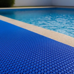 Πλαστικό Δάπεδο ZIGZAG ΜΑΤ 5mm BLUE 1.20Μ CASA PRACTIKA