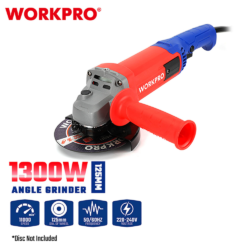 WORKPRO ΓΩΝΙΑΚΟΣ ΤΡΟΧΟΣ 1300W Φ125mm WP472001 (PROFI) CASA PRACTIKA 1