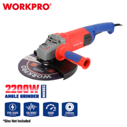 WORKPRO ΓΩΝΙΑΚΟΣ ΤΡΟΧΟΣ 2200W Φ230mm WP472004CE (PROFI) CASA PRACTIKA