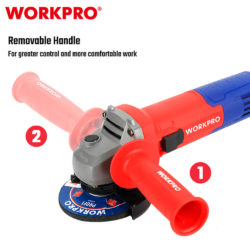 WORKPRO ΓΩΝΙΑΚΟΣ ΤΡΟΧΟΣ 800W Φ115mm WP472003 (PROFI) CASA PRACTIKA 1