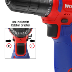 WORKPRO ΕΠΑΝΑΦΟΡΤΙΖΟΜΕΝΟ ΔΡΑΠΑΝΟΚΑΤΣΑΒΙΔΟ 12V-Li 25Nm (2×2,0AH) WP460203 (PROFI) CASA PRACTIKA 3