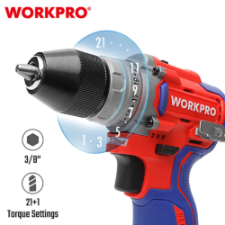 WORKPRO ΕΠΑΝΑΦΟΡΤΙΖΟΜΕΝΟ ΔΡΑΠΑΝΟΚΑΤΣΑΒΙΔΟ 12V-Li BL 42Nm. (2×2,0AH) WP460201 (PROFI) CASA PRACTIKA 1