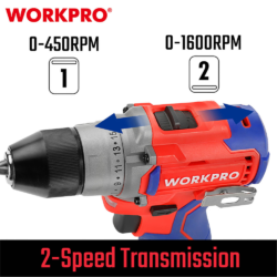 WORKPRO ΕΠΑΝΑΦΟΡΤΙΖΟΜΕΝΟ ΔΡΑΠΑΝΟΚΑΤΣΑΒΙΔΟ 12V-Li BL 42Nm. (2×2,0AH) WP460201 (PROFI) CASA PRACTIKA 3