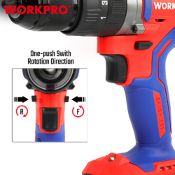 WORKPRO ΕΠΑΝΑΦΟΡΤΙΖΟΜΕΝΟ ΔΡΑΠΑΝΟΚΑΤΣΑΒΙΔΟ ΚΡΟΥΣΤΙΚΟ 20V-Li BL 60Nm SOLO WP390005 (PROFI) CASA PRACTIKA 2