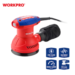 WORKPRO ΤΡΙΒΕΙΟ ΕΚΚΕΝΤΡΟ ΗΛΕΚΤΡΙΚΟ 350W (Φ125mm) ΡΥΘΜΙΖΟΜΕΝΟ WP472406 (PROFI) CASA PRACTIKA