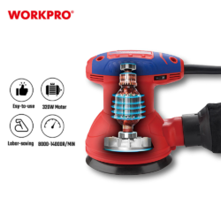 WORKPRO ΤΡΙΒΕΙΟ ΕΚΚΕΝΤΡΟ ΗΛΕΚΤΡΙΚΟ 350W (Φ125mm) ΡΥΘΜΙΖΟΜΕΝΟ WP472406 (PROFI) CASA PRACTIKA 5
