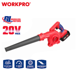 WORKPRO ΦΥΣΗΤΗΡΑΣ-ΑΠΟΡΡΟΦΗΤΗΡΑΣ ΕΠΑΝΑΦΟΡΤΙΖΟΜΕΝΟΣ 20V-Li SOLO WP394000 (PROFI) CASA PRACTIKA