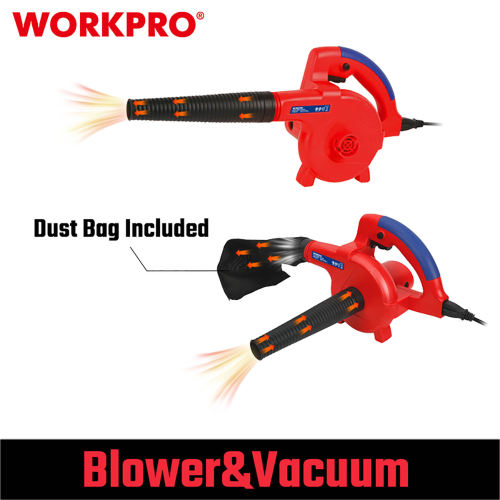 WORKPRO ΦΥΣΗΤΗΡΑΣ-ΑΠΟΡΡΟΦΗΤΗΡΑΣ ΗΛΕΚΤΡΙΚΟΣ 600W ΡΥΘΜΙΖΟΜΕΝΟΣ WP476002CE (PROFI) CASA PRACTIKA 4