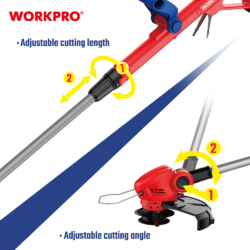WORKPRO ΧΛΟΟΚΟΠΤΙΚΟ ΕΠΑΝΑΦΟΡΤΙΖΟΜΕΝΟ 20V-Li SOLO WP391608 CASA PRACTIKA 2